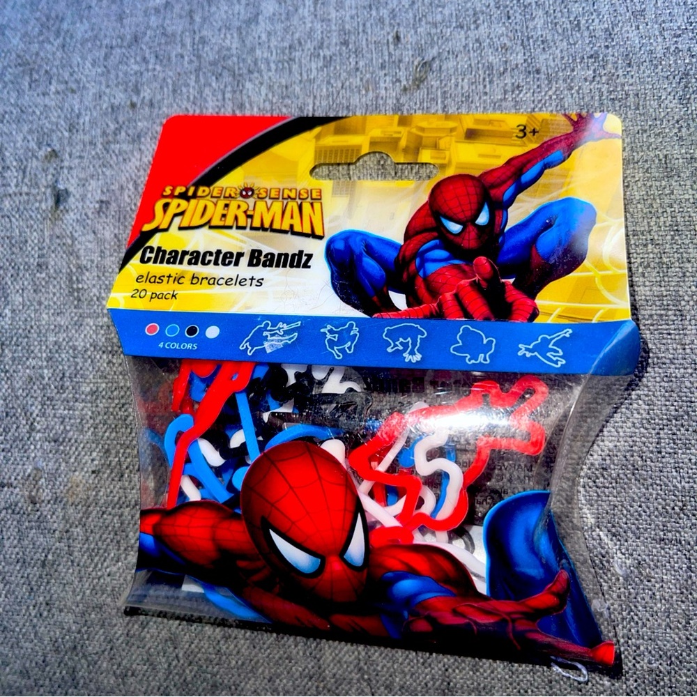 Spider-Man Spider Sense Character Bandz Collectible Elastic Bracelets 11 Pack